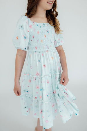 Butterfly Ballet Smocked Ruffle Dress-Mila & Rose ®