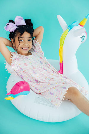 Purr-maid Pom Pom Dress-Mila & Rose ®
