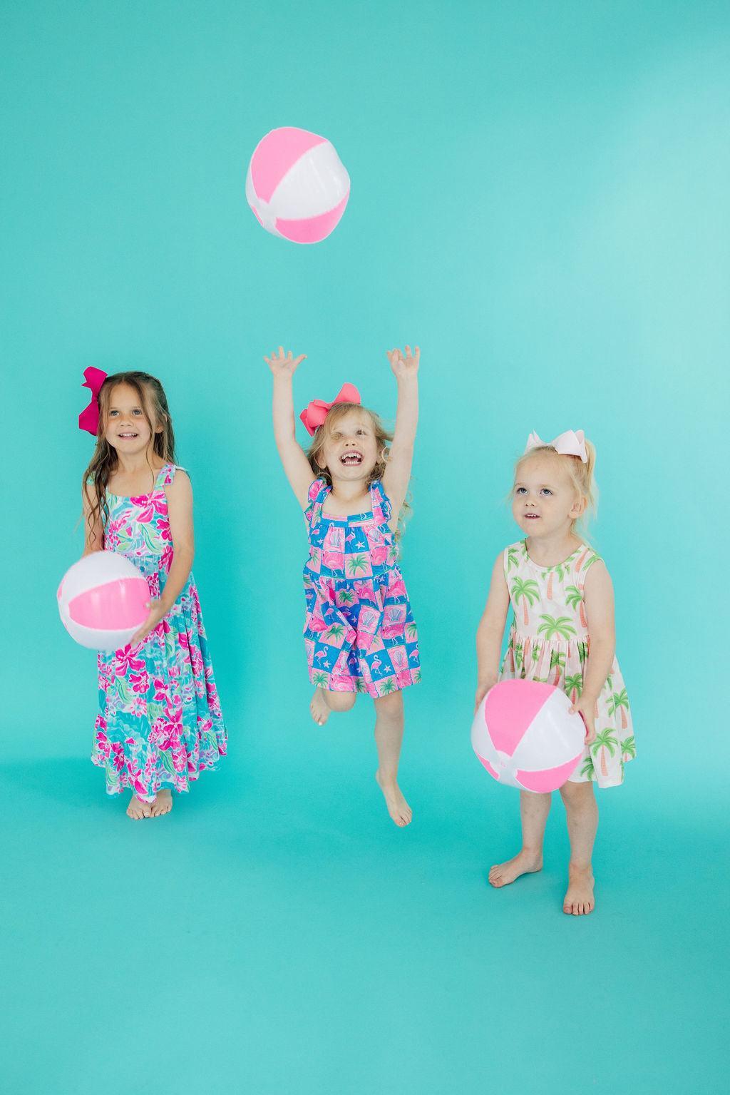 Tropical Punch Ruffle Maxi Dress-Mila & Rose ®