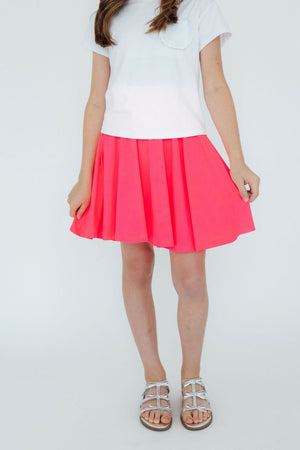 Neon Pink Twirl Skort-Mila & Rose ®