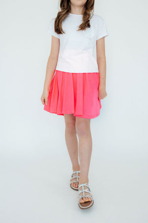 Neon Pink Twirl Skort-Mila & Rose ®