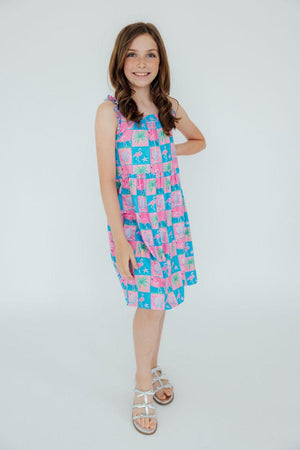 Flock Star Ruffle Cross Back Dress-Mila & Rose ®