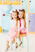 Blushing Bows 3/4 Sleeve Pocket Twirl Dress-Mila & Rose ®