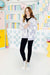 Lavender Checker Bow Cozy Cardigan-Mila & Rose ®