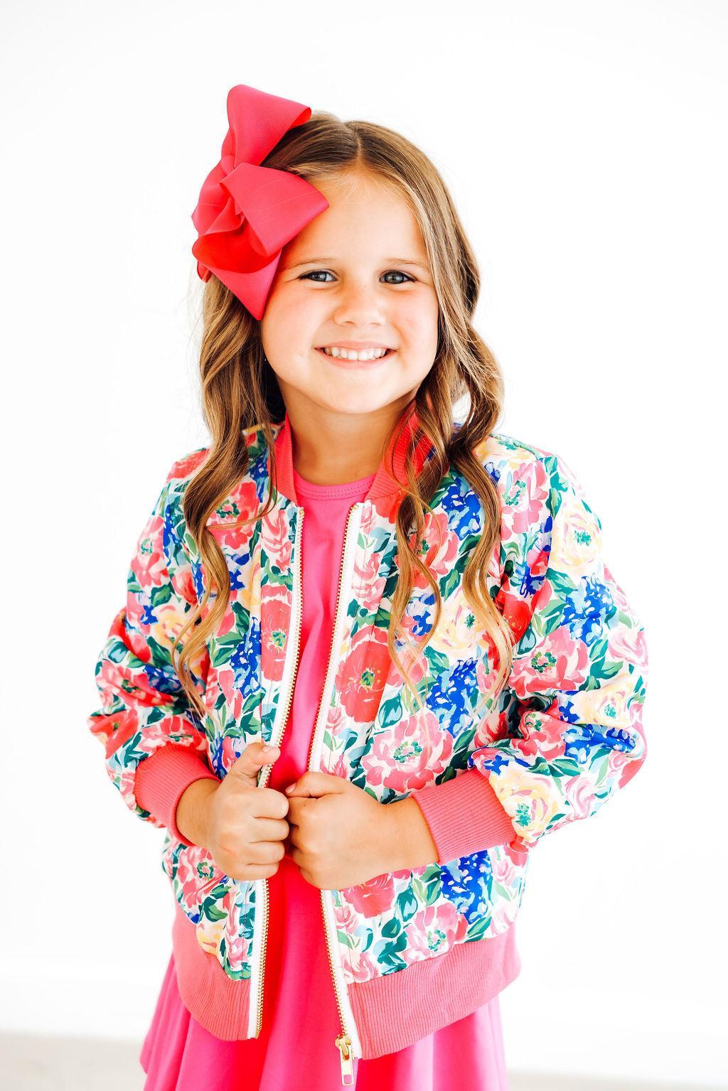 Wildflower Wishes Satin Jacket-Mila & Rose ®