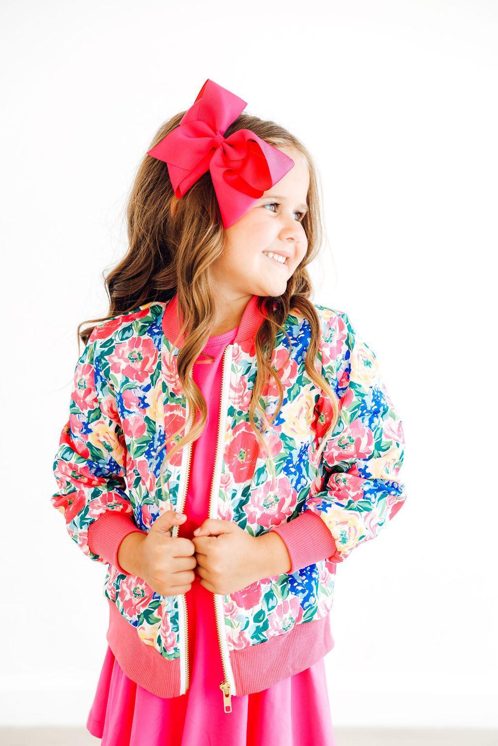 Wildflower Wishes Satin Jacket-Mila & Rose ®