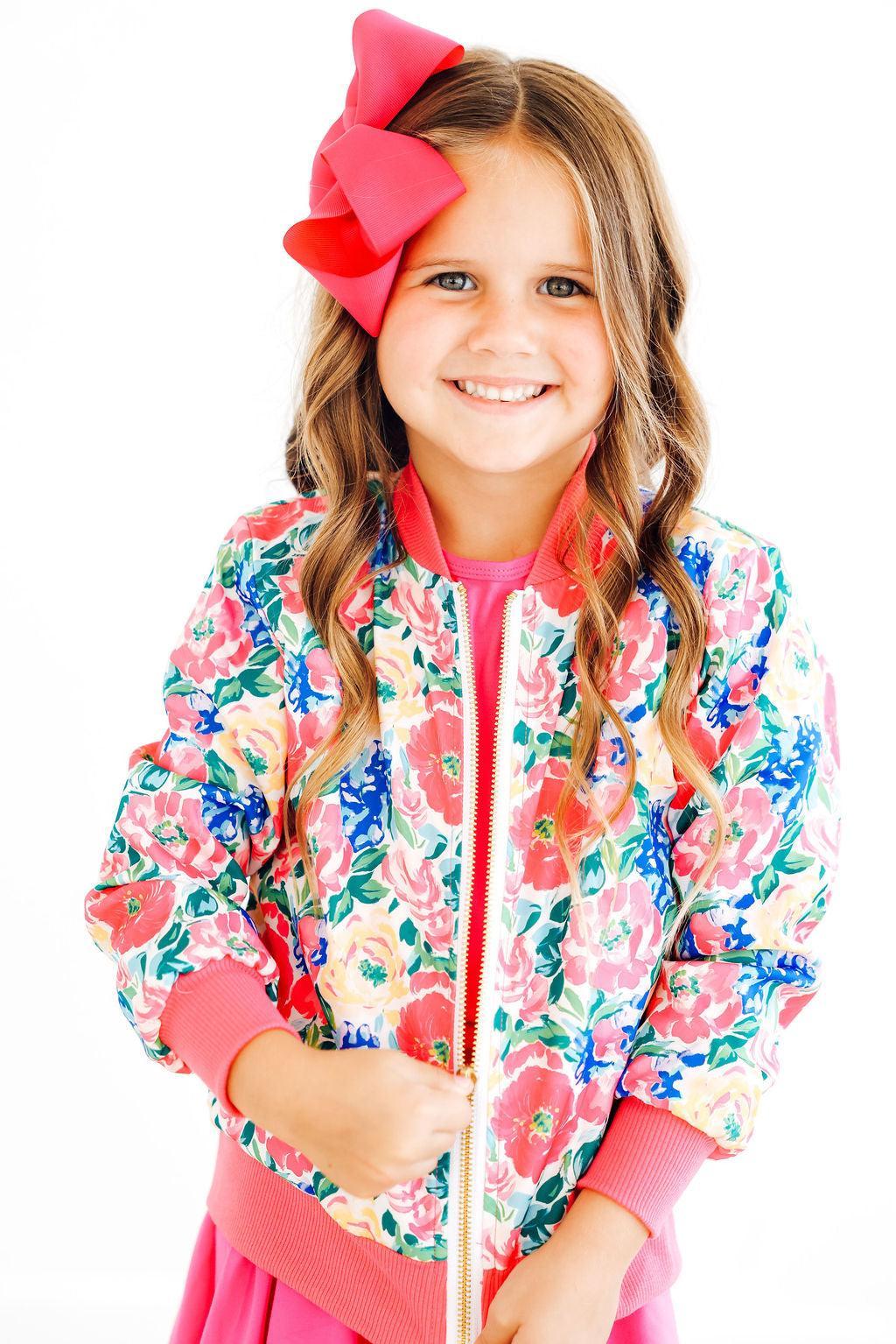Wildflower Wishes Satin Jacket-Mila & Rose ®