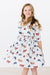 Moo Meadows 3/4 Sleeve Pocket Twirl Dress-Mila & Rose ®