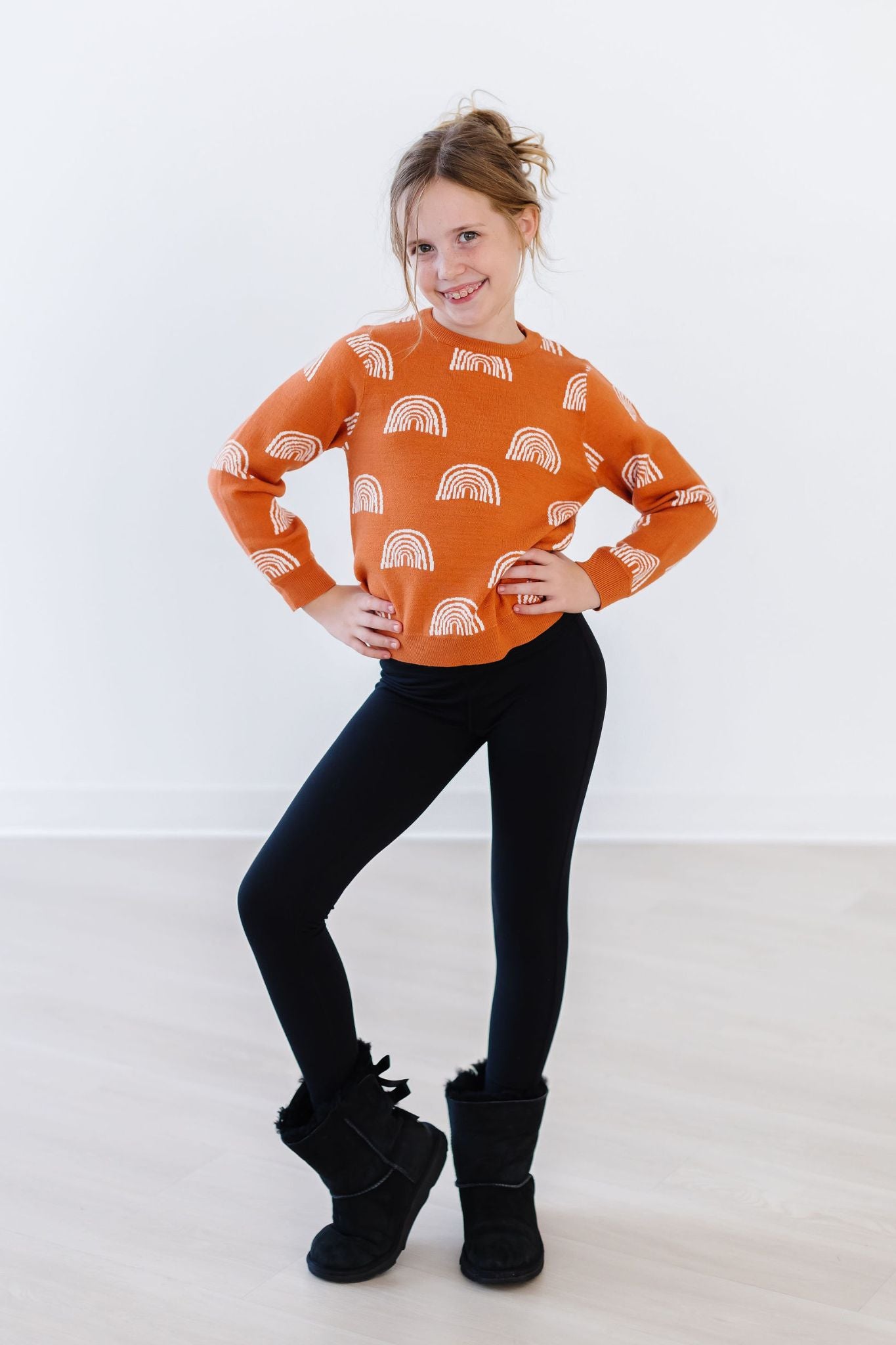 Rainbows in Fall Sweater-Mila & Rose ®