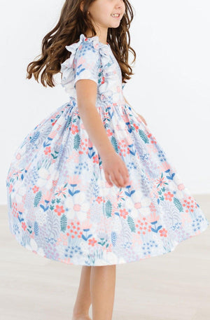Field of Flowers S/S Ruffle Twirl Dress-Mila & Rose ®