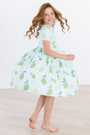 SALE Key Lime Cutie S/S Pocket Twirl Dress-Mila & Rose ®