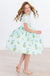 Key Lime Cutie S/S Pocket Twirl Dress-Mila & Rose ®