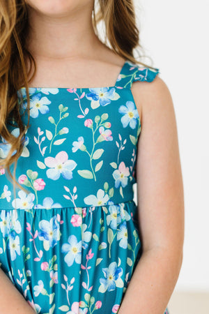 Floral Breeze Ruffle Maxi Dress-Mila & Rose ®