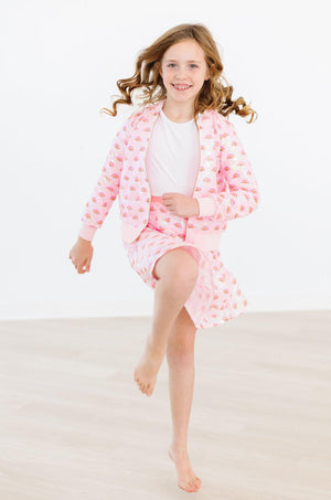 Pink Rainbow Sequin Twirl Skirt-Mila & Rose ®