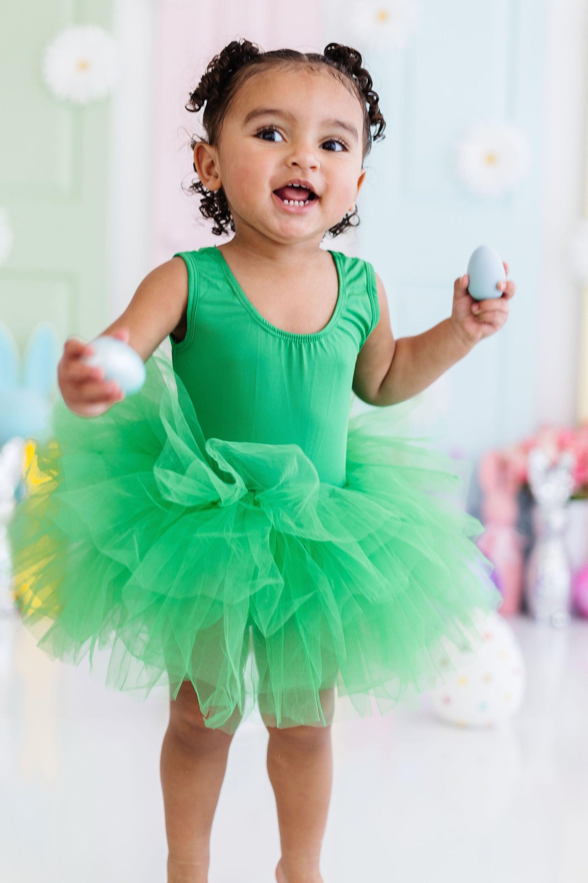 Kelly Green Tank Tutu Leotard-Mila & Rose ®