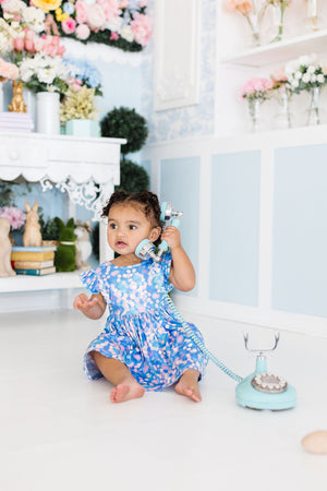 Shimmer & Shine Flutter Sleeve Twirl Dress-Mila & Rose ®