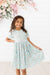 Spring Snails S/S Pocket Twirl Dress-Mila & Rose ®