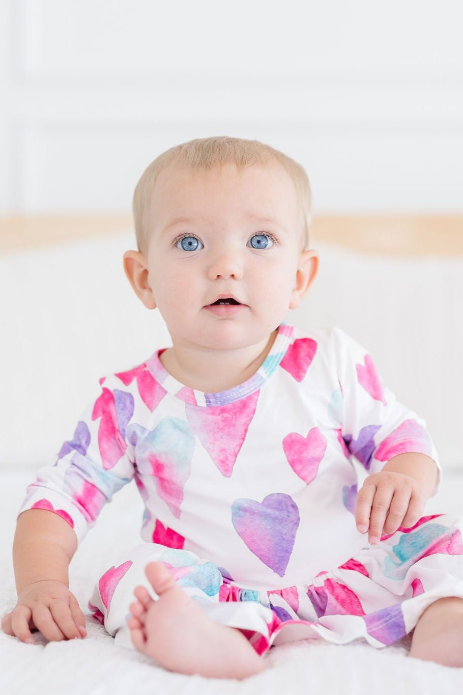 Light Hearted 3/4 Sleeve Twirl Bodysuit-Mila & Rose ®