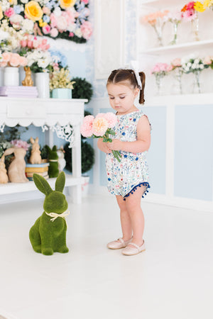 Let Your Dreams Blossom Pom Pom Romper-Mila & Rose ®