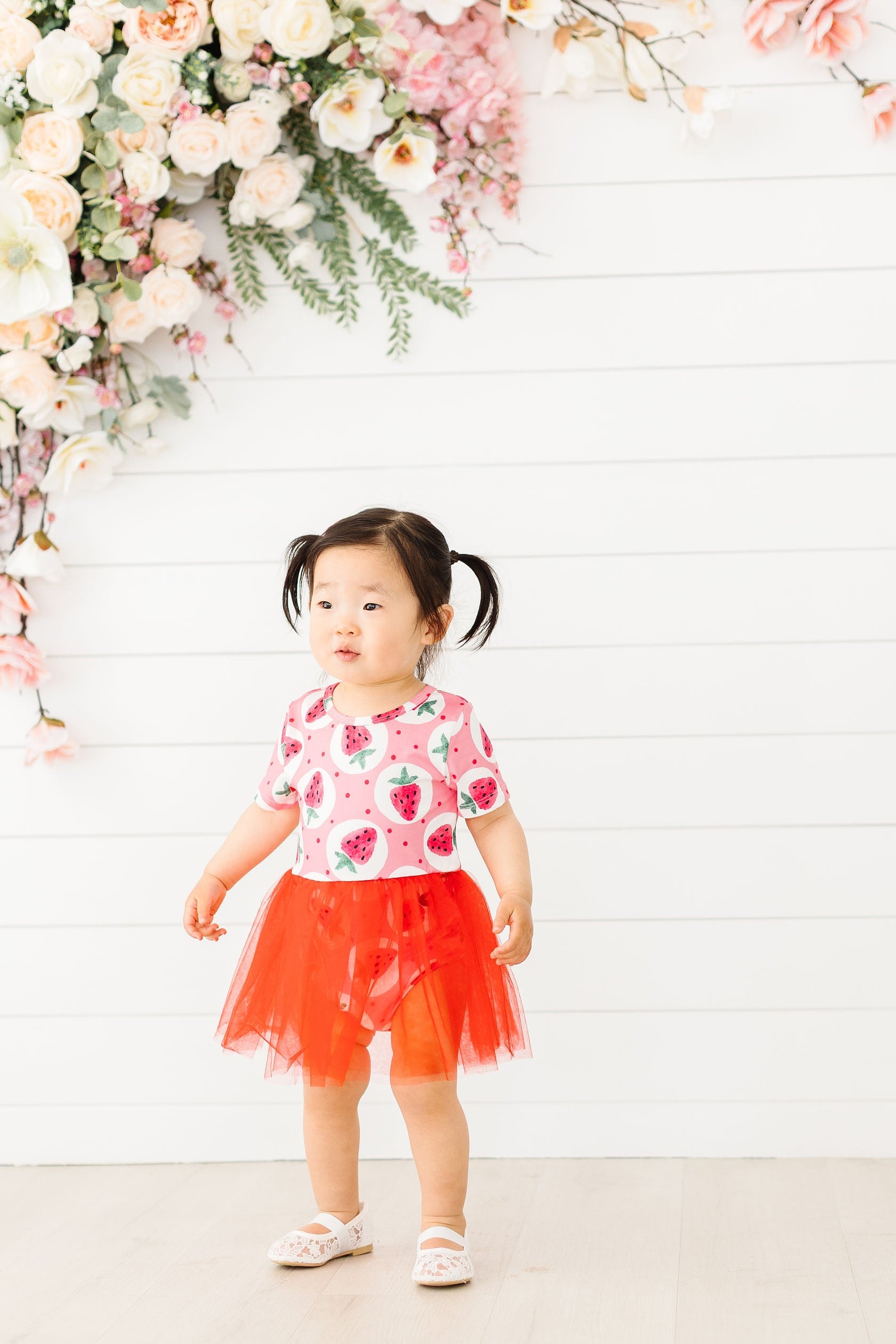 Strawberry Fields Tutu Bodysuit-Mila & Rose ®