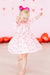 Melt My Heart 3/4 Sleeve Ruffle Twirl Dress-Mila & Rose ®