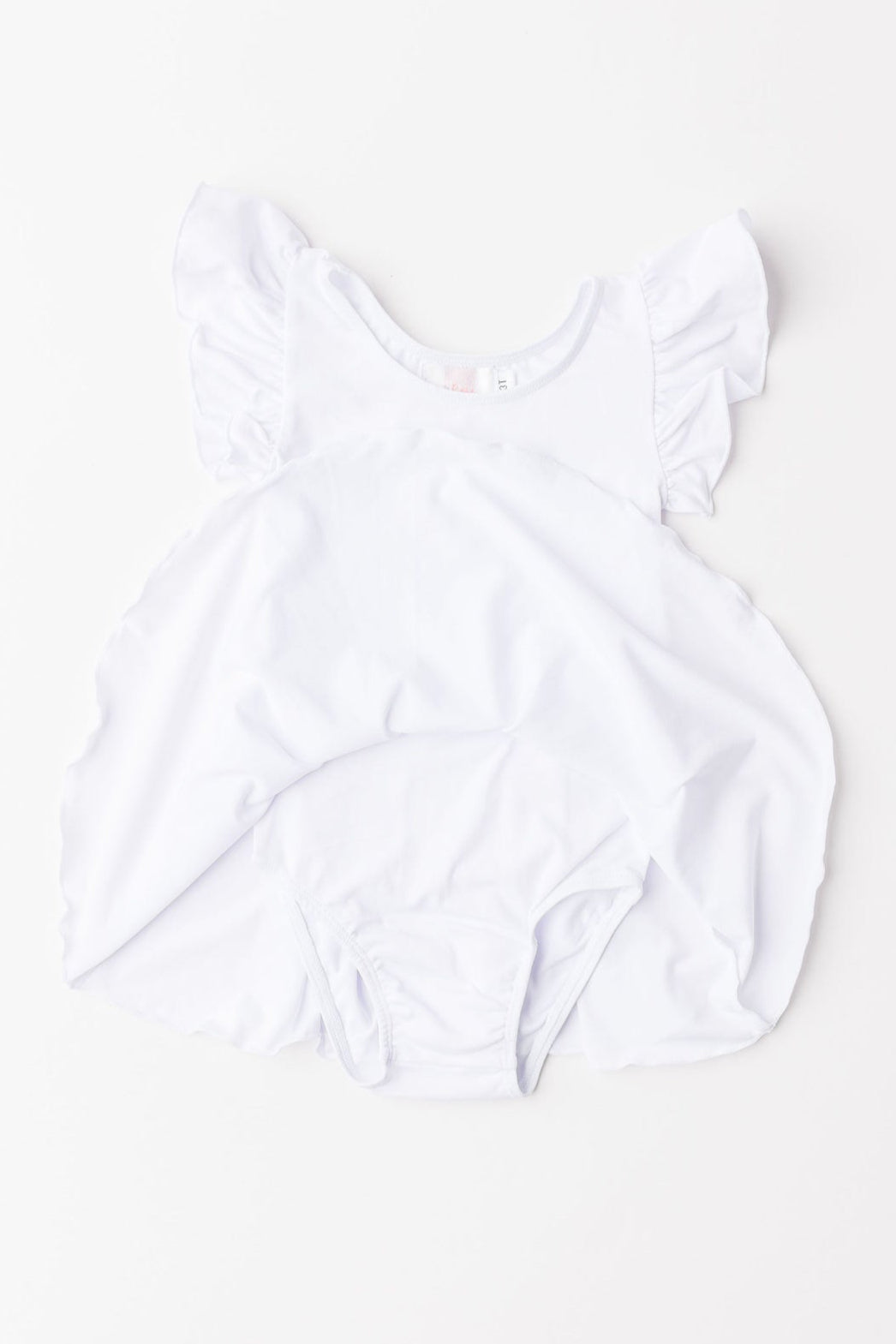 White S/S Twirl Leotard-Mila & Rose ®