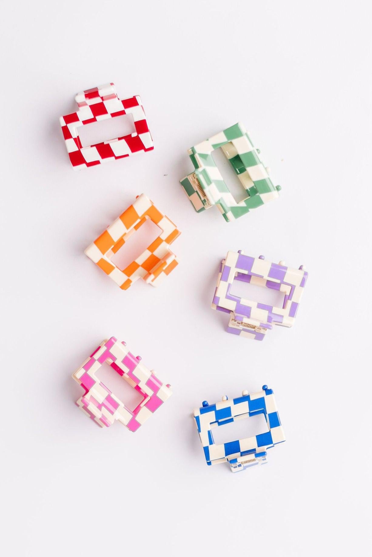 Checker Claw Clip-Mila & Rose ®