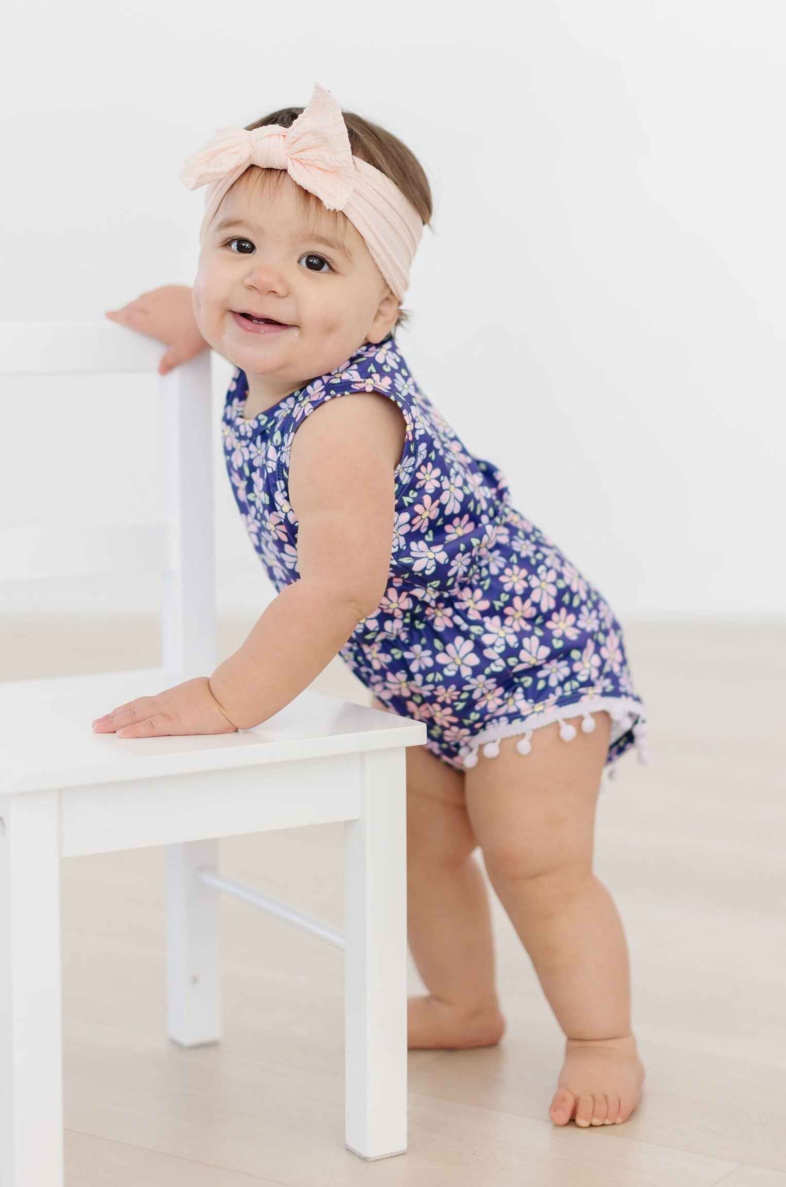 SALE Botanical Beauty Pom Pom Romper-Mila & Rose ®