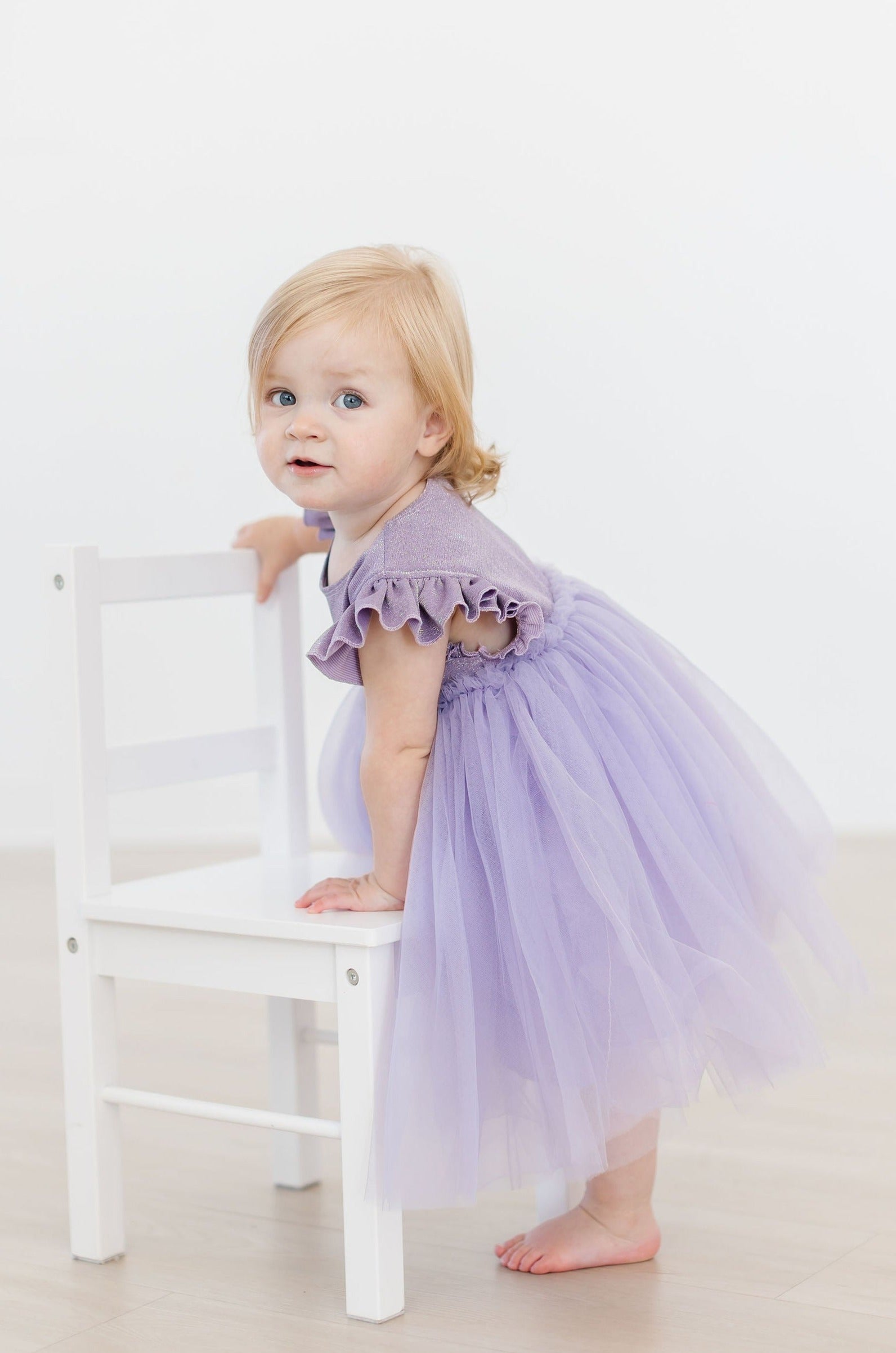 Lavender Shimmer Tutu Dress-Mila & Rose ®