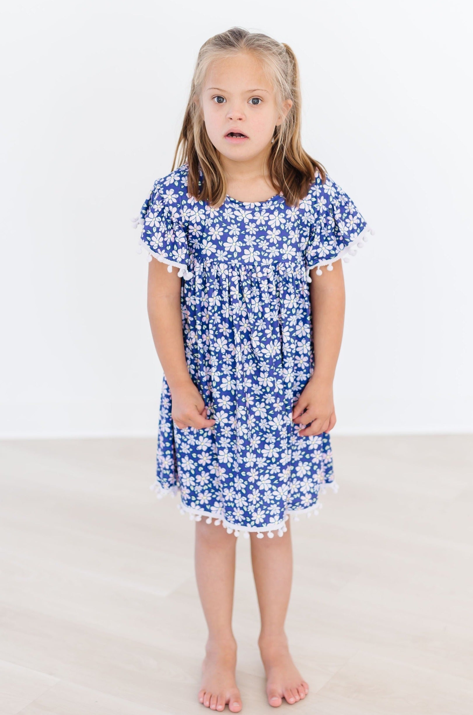 Botanical Beauty Pom Pom Dress-Mila & Rose ®