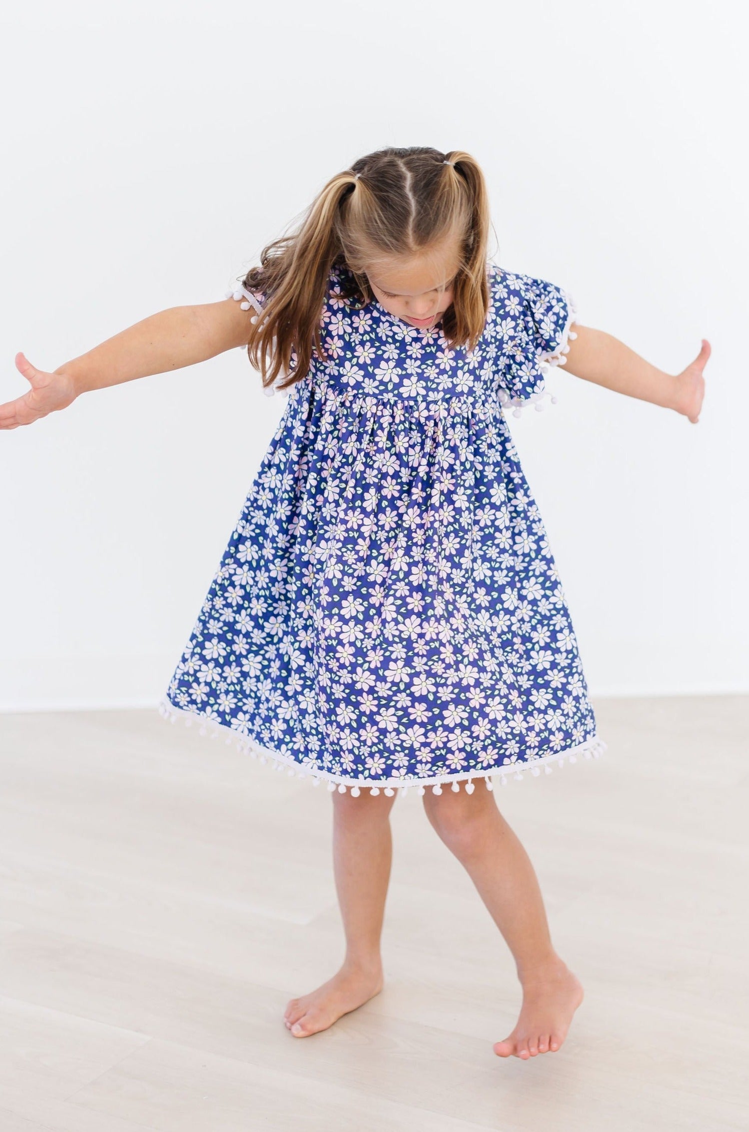 Botanical Beauty Pom Pom Dress-Mila & Rose ®