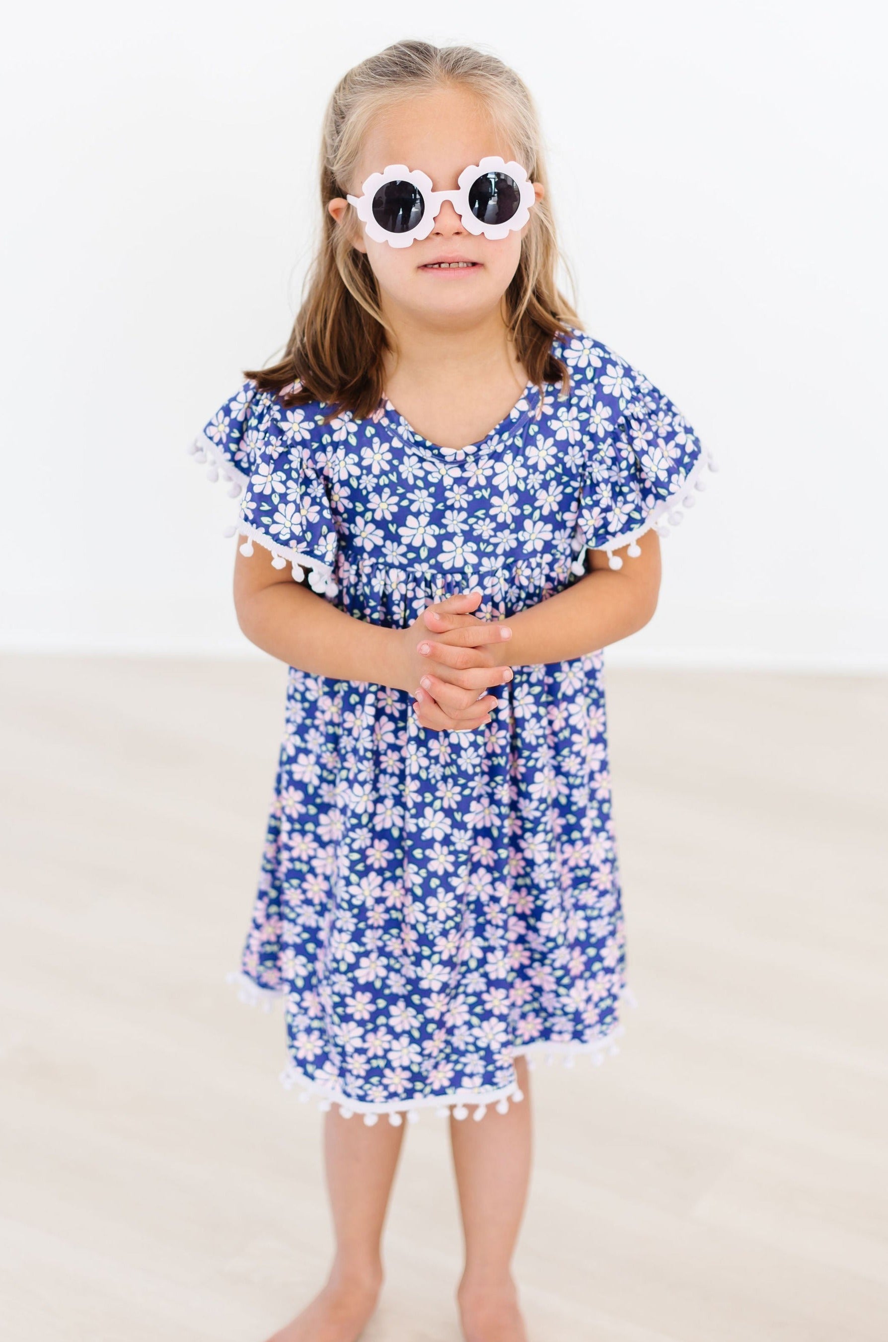 Botanical Beauty Pom Pom Dress-Mila & Rose ®