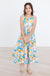 Tropical Summer Ruffle Maxi Dress-Mila & Rose ®