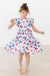 Born to Sparkle Flutter Sleeve Twirl Dress-Mila & Rose ®