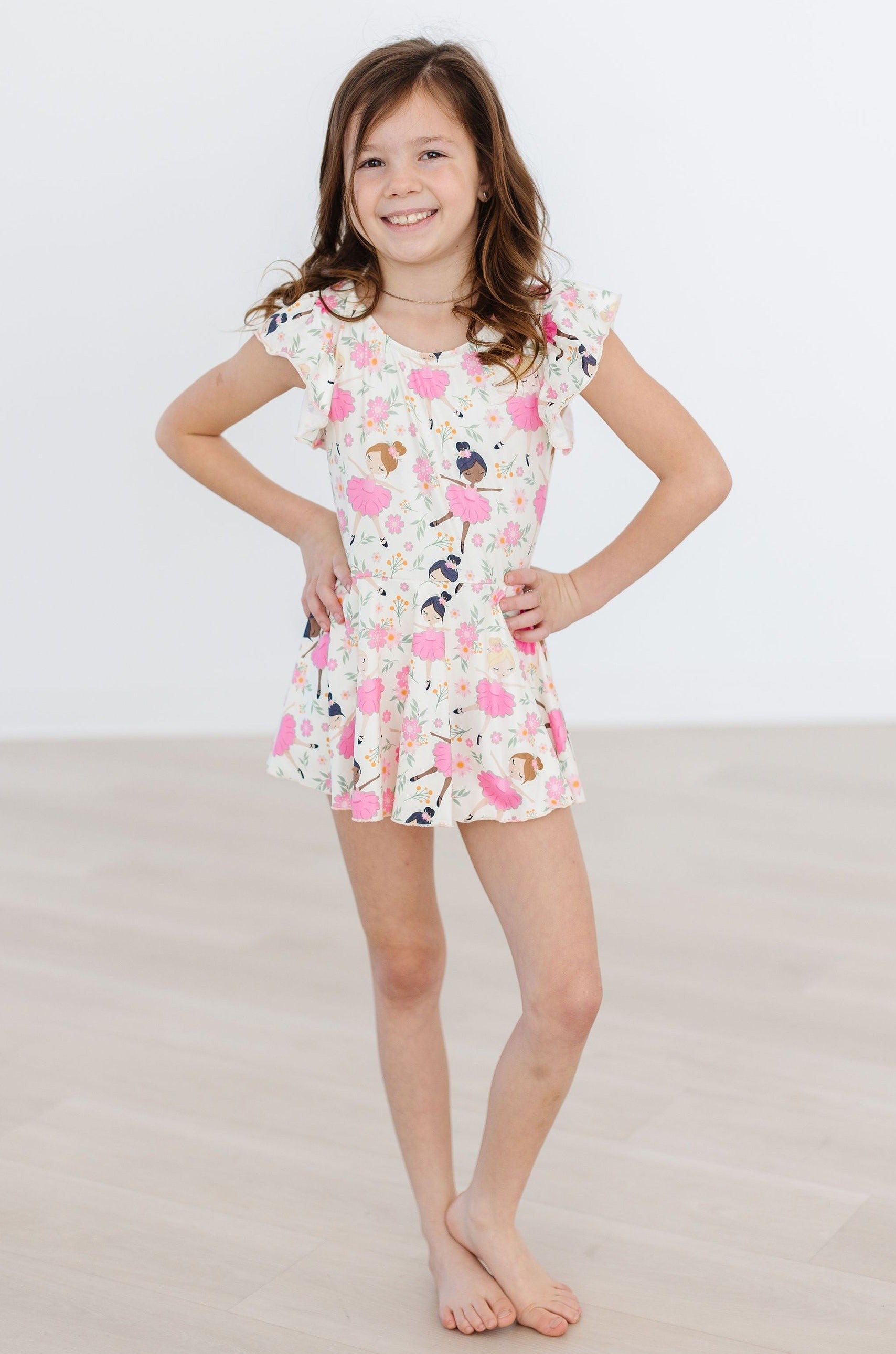 Tiny Dancer S/S Twirl Leotard-Mila & Rose ®