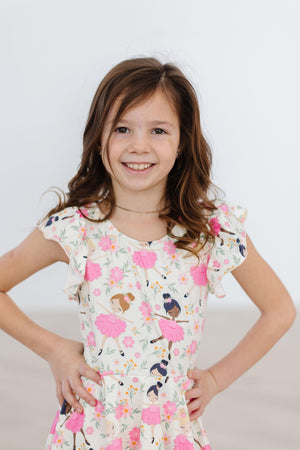 Tiny Dancer S/S Twirl Leotard-Mila & Rose ®