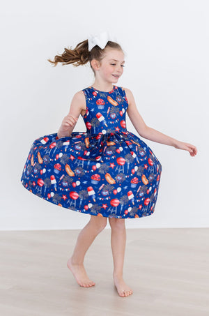 You Look Like the 4th of July Tank Twirl Dress-Mila & Rose ®