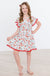Star Spangled Cutie Pom Pom Dress-Mila & Rose ®