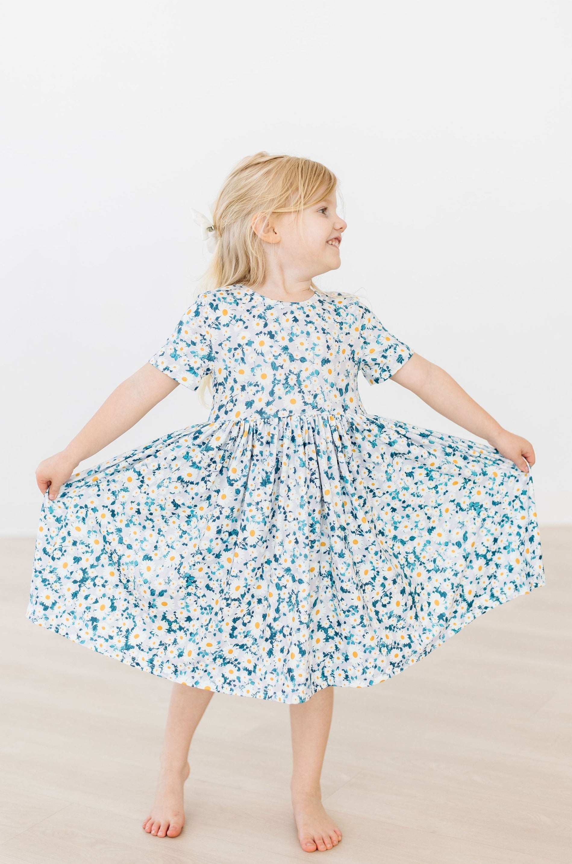 Oopsie Daisy S/S Twirl Dress | Mila & Rose