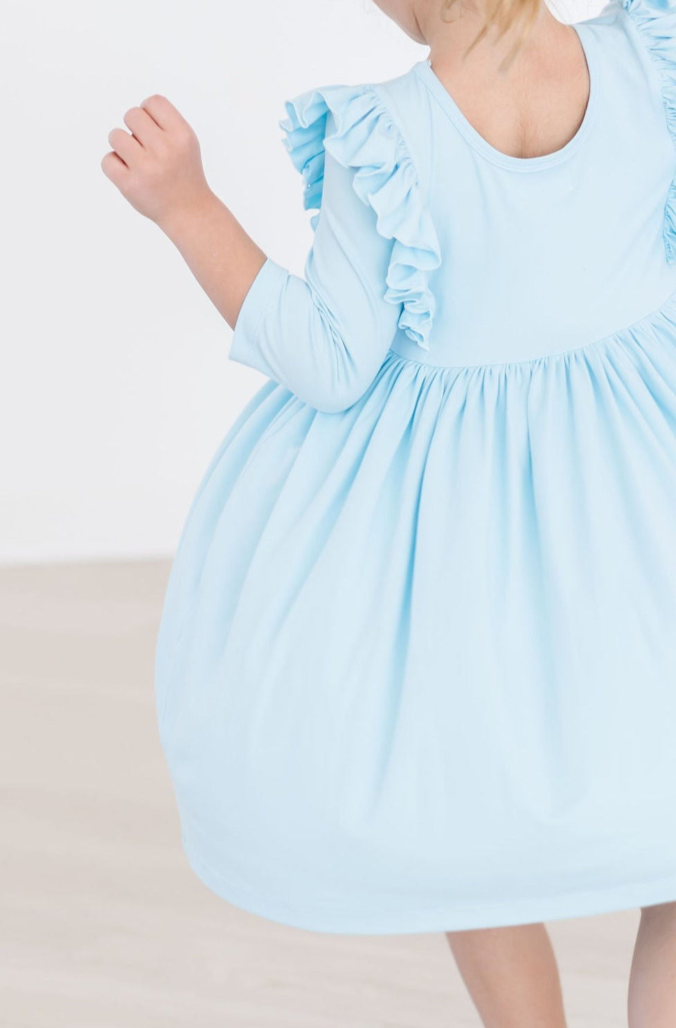 SALE Bluebird 3/4 Ruffle Twirl Dress-Mila & Rose ®