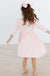 Petal Pink 3/4 Ruffle Twirl Dress-Mila & Rose ®