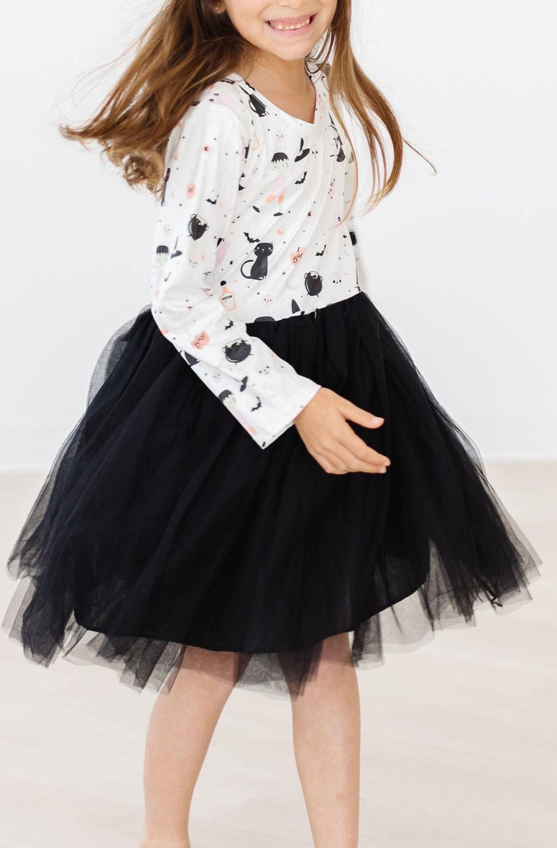 Ghouls Rule L/S Tutu Dress-Mila & Rose ®