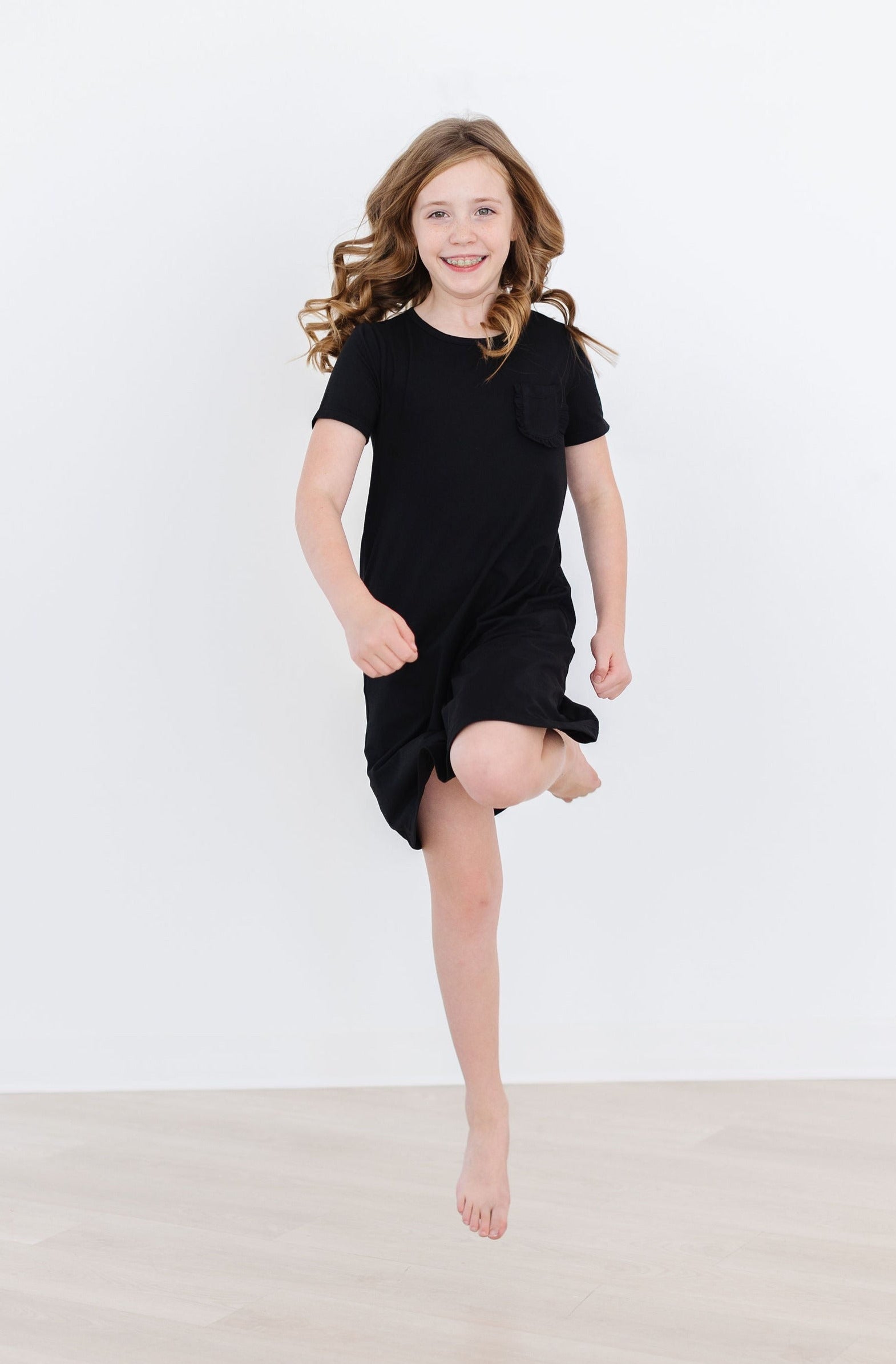 Black T-Shirt Dress-Mila & Rose ®