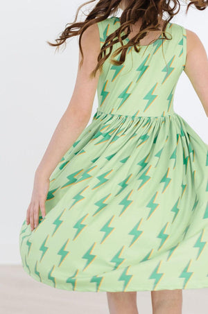 SALE Neon Lightning Tank Twirl Dress-Mila & Rose ®