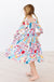 SALE Winter Berries 3/4 Sleeve Pocket Twirl Dress-Mila & Rose ®