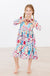 SALE Winter Berries 3/4 Sleeve Pocket Twirl Dress-Mila & Rose ®