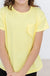 Yellow Ruffle Pocket Tee-Mila & Rose ®