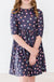 SALE City Girl 3/4 Sleeve Twirl Dress-Mila & Rose ®