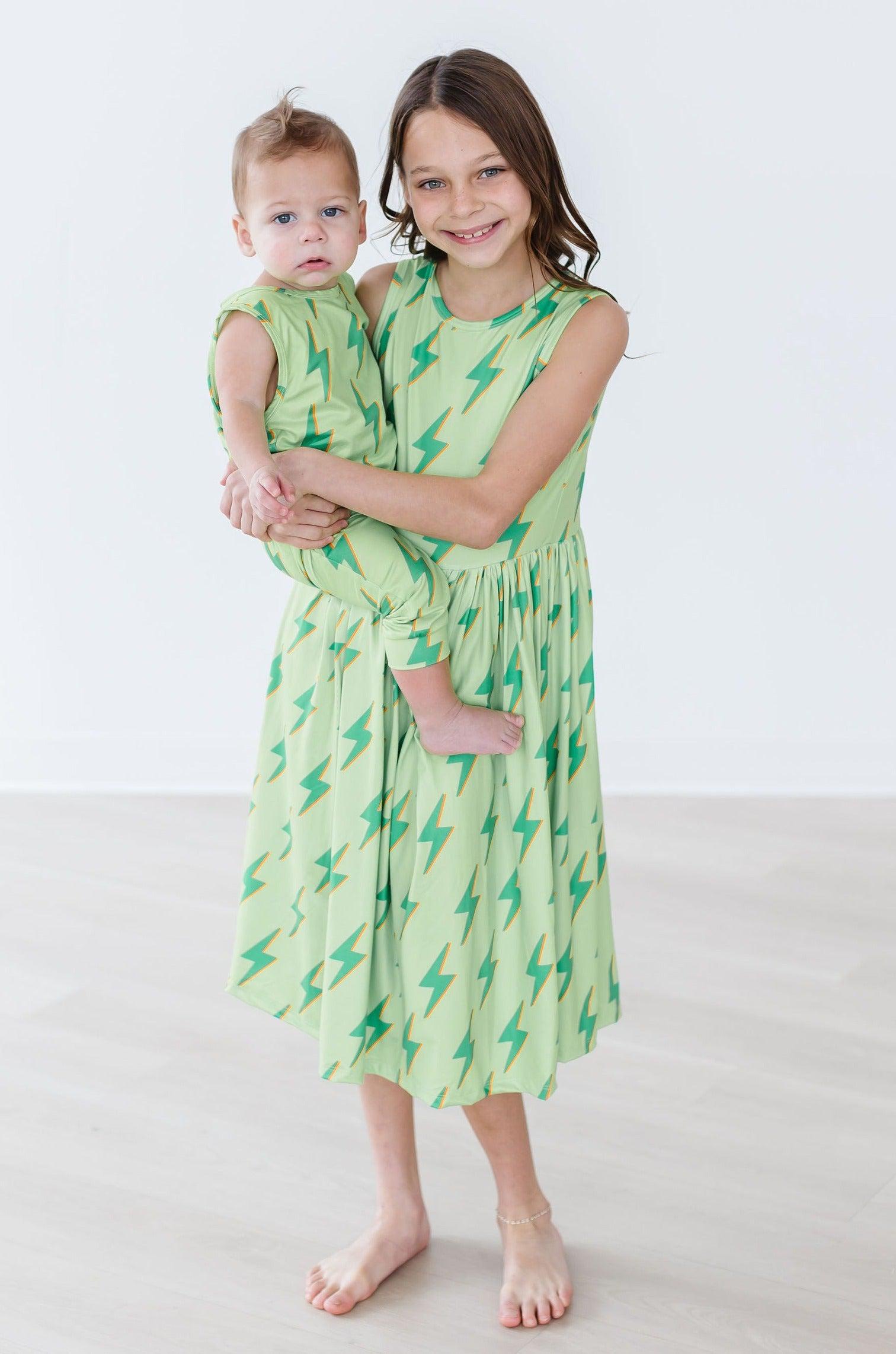 SALE Neon Lightning Tank One-Piece Jogger-Mila & Rose ®