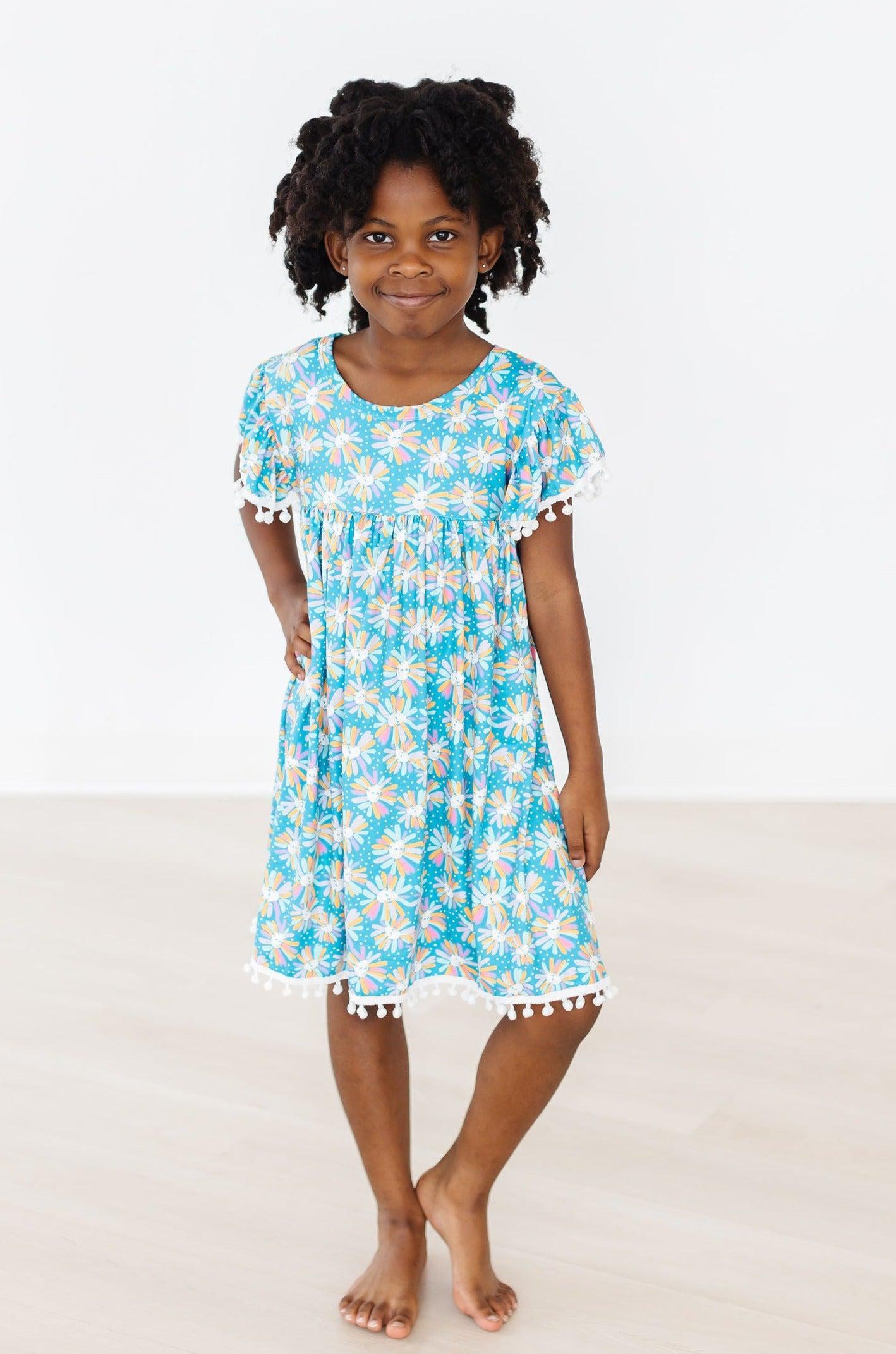SALE Daisy Dreamland Pom Pom Dress-Mila & Rose ®